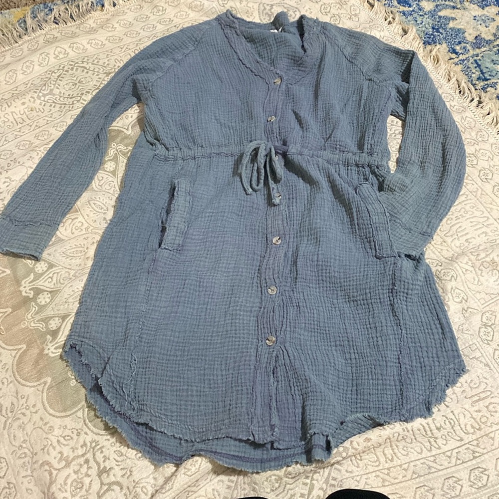 Linen Style Dress